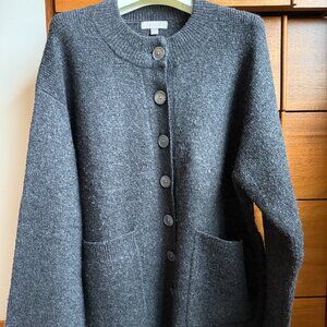 J CREW RELAXED MILANO STITCH CARDIGAN